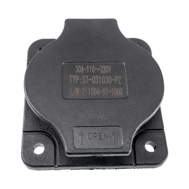 AC Charger Receptacle Black 617